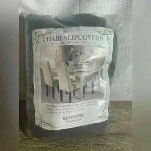Besbesme 4 Brown Chair Slipcovers